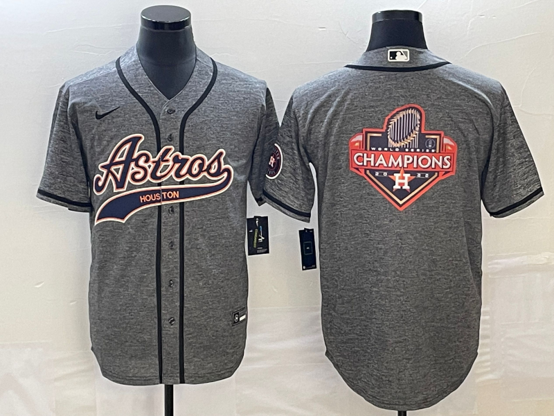 Men's Houston Astros Gray Joint Edition Jersey